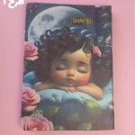 دفتر ۱۰۰ برگ دوخت چرم چاپدار شفیعی
